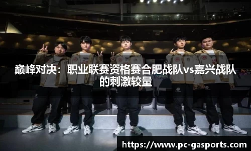 巅峰对决：职业联赛资格赛合肥战队vs嘉兴战队的刺激较量